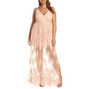 NWT Socialite Embroidered Maxi Dress XXL